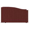 vidaXL Dormeuse con Materasso USB Rosso Vino in Tessuto 90x200 cm