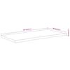 vidaXL Piano Bagno 120x60x3,8 cm Rettangolare Legno Massello di Acacia