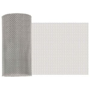 vidaXL Rete per schermatura 20 x 200 cm 8 Mesh Argento