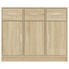 vidaXL Credenza Rovere Sonoma 91x28x75 cm in Legno Multistrato