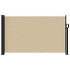 vidaXL Tenda da Sole Laterale Retrattile Beige 120x500 cm