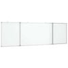 vidaXL Lavagna Magnetica Pieghevole 160x50x1,7 cm in Alluminio
