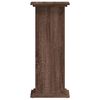 vidaXL Supporto per Piante Rovere Marrone 33x33x80cm Legno Multistrato