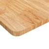 vidaXL Banco Lavoro Marrone Chiaro 100x60x(71,5-98cm Legno di Rovere
