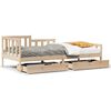vidaXL Dormeuse con Cassetti 90x200 cm Legno Massello Pino