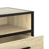 vidaXL Mobile TV Rovere Sonoma 80x34,5x40 cm Legno Multistrato Metallo