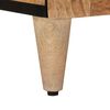 vidaXL Credenza Naturale 40 x 33,5 x 75 cm Legno di mango massello