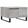 vidaXL Tavolino Salotto Grigio Sonoma 55x55x36,5 cm Legno Multistrato