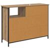 vidaXL Credenza Rovere artigianale 100 x 33 x 75 cm Legno multistrato