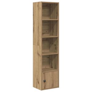 vidaXL Libreria Rovere Artigianale 31x24x127 cm in Legno Multistrato