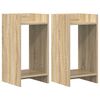 vidaXL Supporto per piante Rovere Sonoma 30 x 30 x 60 cm