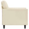 vidaXL Poltrona Crema 60 cm in Similpelle
