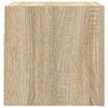 vidaXL Mobili Porta TV a Parete 4pz Rovere Sonoma 30,5x30x30 cm