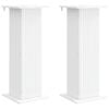 vidaXL Supporto per piante 2 pcs Bianco 30,5 x 30 x 80,5 cm
