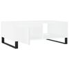 vidaXL Tavolino da Salotto Bianco 90x60x35 cm in Legno Multistrato