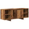 vidaXL Mobile Porta TV Legno Antico 130x35x50 cm in Legno Multistrato