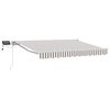 vidaXL Cornice per Tenda Manuale con LED 5 x 3 m