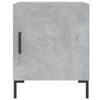 vidaXL Comodini 2 pz Grigio Cemento 40x40x50 cm in Legno Multistrato