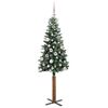 vidaXL Albero di Natale snodato con 150 LED con supporto Verde 150 cm
