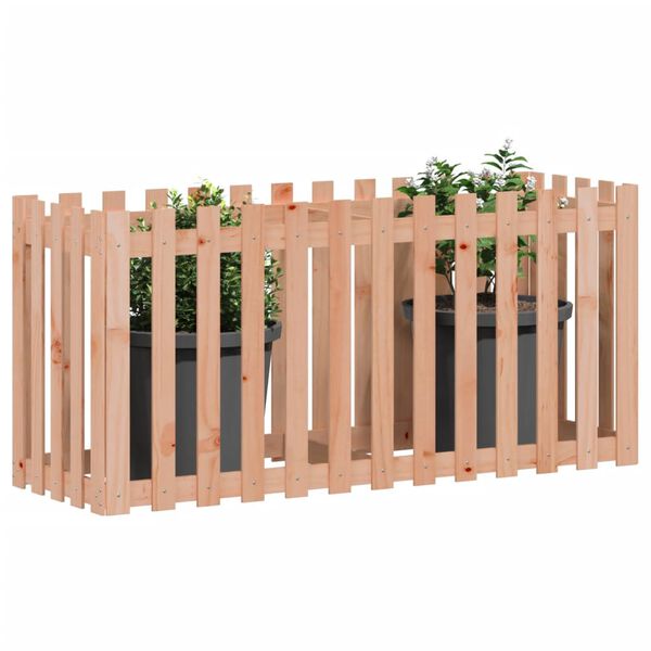 vidaXL Fioriera Rialzata Giardino Recinzione 150x50x70cm Legno Douglas