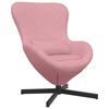 vidaXL Poltrona uovo Rosa 63 x 73 x 90 cm Velluto