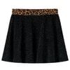 vidaXL Gonna da Bambina con Vita Leopardata Nera 116