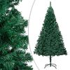 vidaXL Albero di Natale Preilluminato con Palline Verde 240 cm PVC