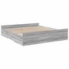 vidaXL Giroletto Cassetti Grigio Sonoma 180x200 cm Legno Multistrato
