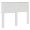 vidaXL Testiera Bianco 120 cm Legno multistrato