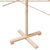 vidaXL Albero di Natale Decorativo in Legno 210 cm Legno Massello Pino