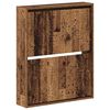 vidaXL Mobiletto per Scarpe da Muro DELFT 71 x 17 x 86 cm Legno antico