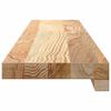vidaXL Davanzali 2 pz Non Trattati 90x15x2 cm Legno Massello di Rovere