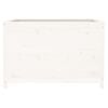 vidaXL Fioriera Rialzata Giardino Bianca 119,5x82,5x78cm Massello Pino