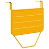 vidaXL Tavolo Appeso da Balcone Giallo 60 x 39 x 65 cm Acciaio