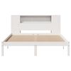 vidaXL Letto Libreria senza Materasso Bianco 160x200 cm Legno di Pino
