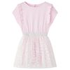 Abito da Bambina con Volant Rosa Chiaro 104