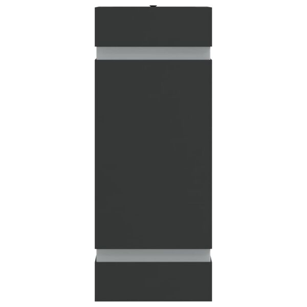 vidaXL Applique da Esterno 2 pz Nere in Acciaio Inossidabile