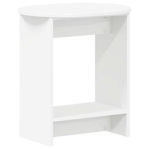 vidaXL Tavolo laterale Bianco 50 x 39,5 x 55 cm Legno ingegnerizzato