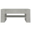 vidaXL Tavolino Salotto Grigio Cemento 102x55x45 cm Legno Multistrato
