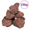 vidaXL Rocce Vulcaniche 25 kg Rosse 10-30 cm