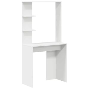 vidaXL Scrivania Bianco Legno ingegnerizzato 78,5 x 37 x 154,5 cm