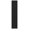 vidaXL Armadio per Libri Rovere Nero 69,5 x 29 x 137,5 cm