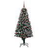 vidaXL Albero di Natale artificiale con 300 LED Verde 180 cm