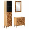 vidaXL Set di Armadi da Bagno 3 pz 62 x 33 x 58 cm