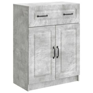 vidaXL Credenza Grigio Cemento 66 x 34,5 x 87 cm Legno ingegnerizzato