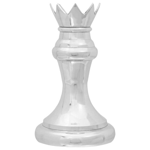 vidaXL Sculture Argento Alluminio