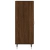 vidaXL Credenza Rovere Marrone 34,5x34x90 cm in Legno Multistrato