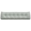 vidaXL Cuscino per Schiena Grigio chiaro 180 x 24 x 50 cm Velluto