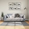 vidaXL Tappeto Shaggy PAMPLONA a Pelo Lungo Moderno Grigio 160x160 cm