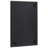 vidaXL Specchio da bagno con specchio Nero e Argento 70 x 50 x 2,5 cm